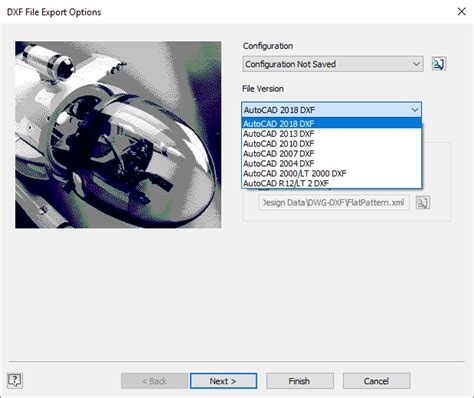 inventor export face to dxf